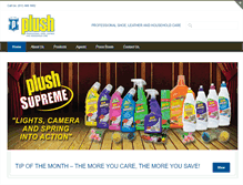Tablet Screenshot of plush.co.za
